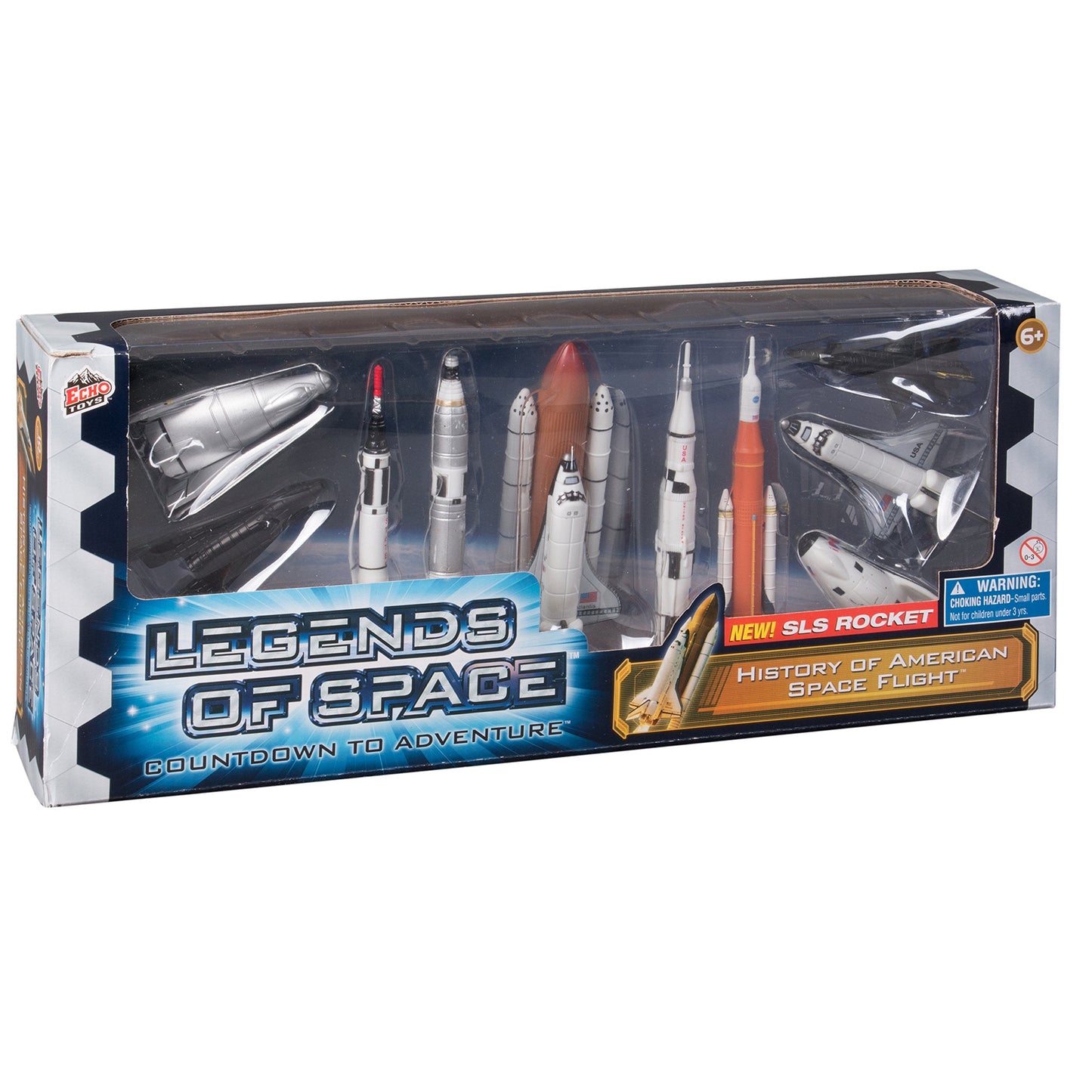 Legends of Space: Countdown to Adventure – 10-Piece Space Flight Set | Echo Toys