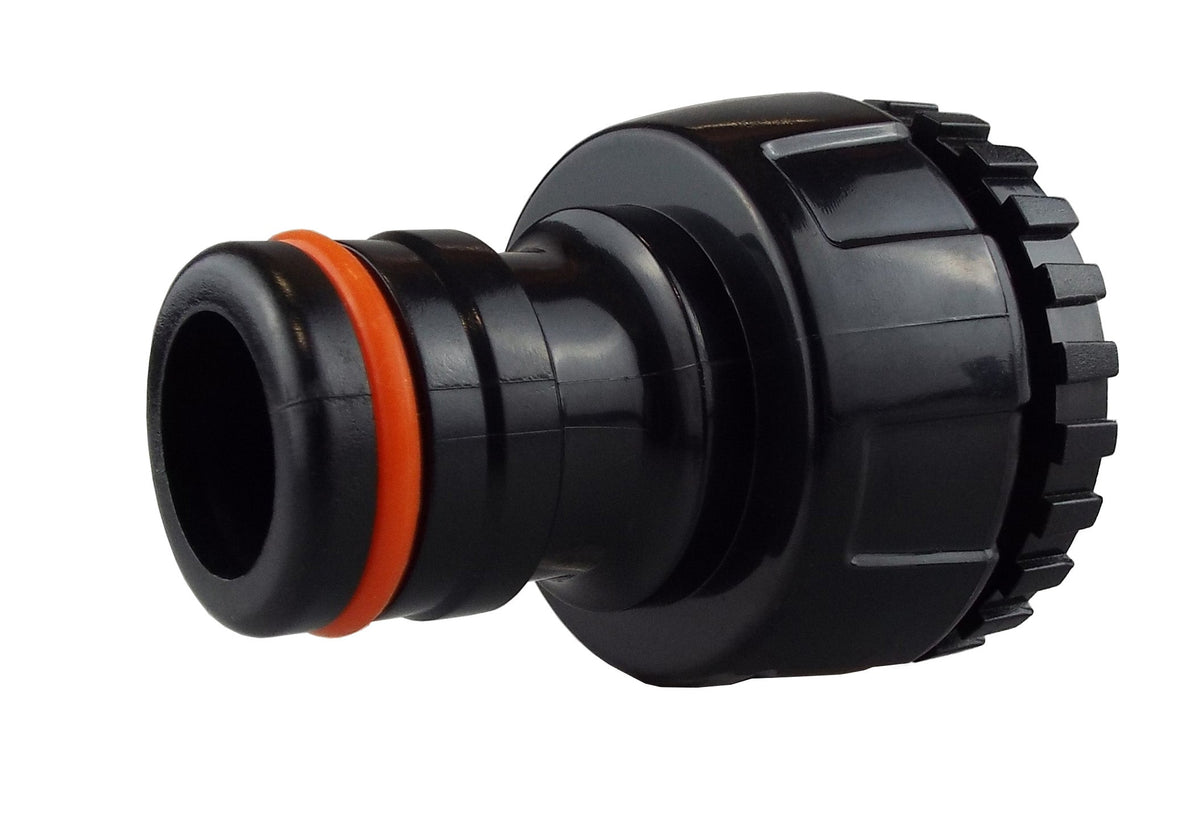 Female Tap Connector 1"-3/4" BSPF Max Flo Black/Orange