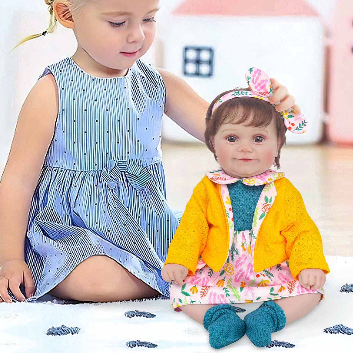 ECORELF Reborn Doll Clothes for 20-22 Inch Dolls – 7-Piece, 2-Set Outfit Collection