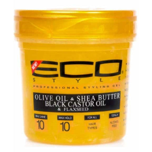 Eco Styler Gold Olive Shea Butter Black Castor And Flaxseed Gel