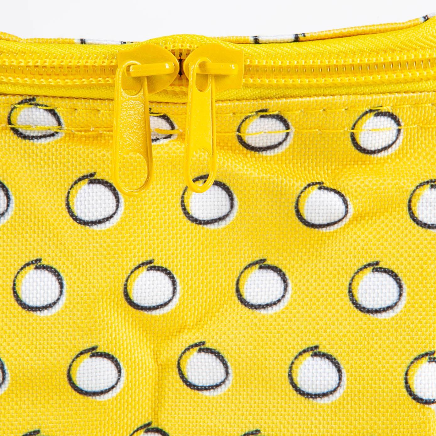 Mustard Polka Insulated Lunch Bag