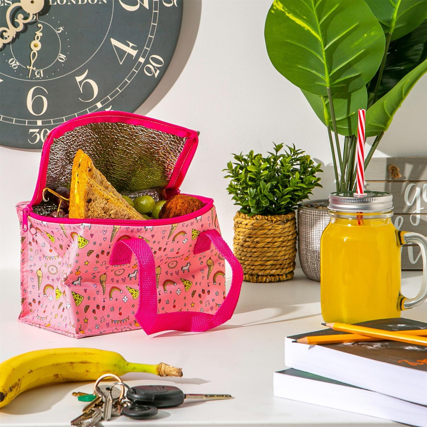 Sketchbook Insulated Lunch Bag