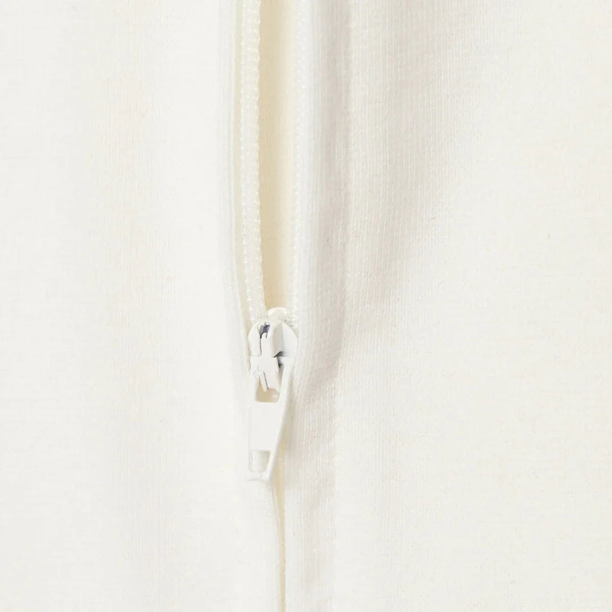 HelloBaby Unisex Swaddle Wrap Zip Fastening Crew Neck - Ecru