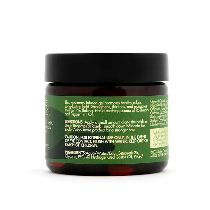 As I Am Rosemary Edge Control for Strong Hold & Healthy Edges 2 oz