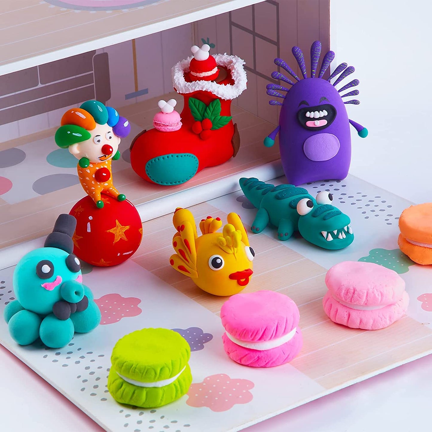 EDIFON Air Dry Clay Kit: 36 Colors & Tools, Ultra-Light, Safe for Kids