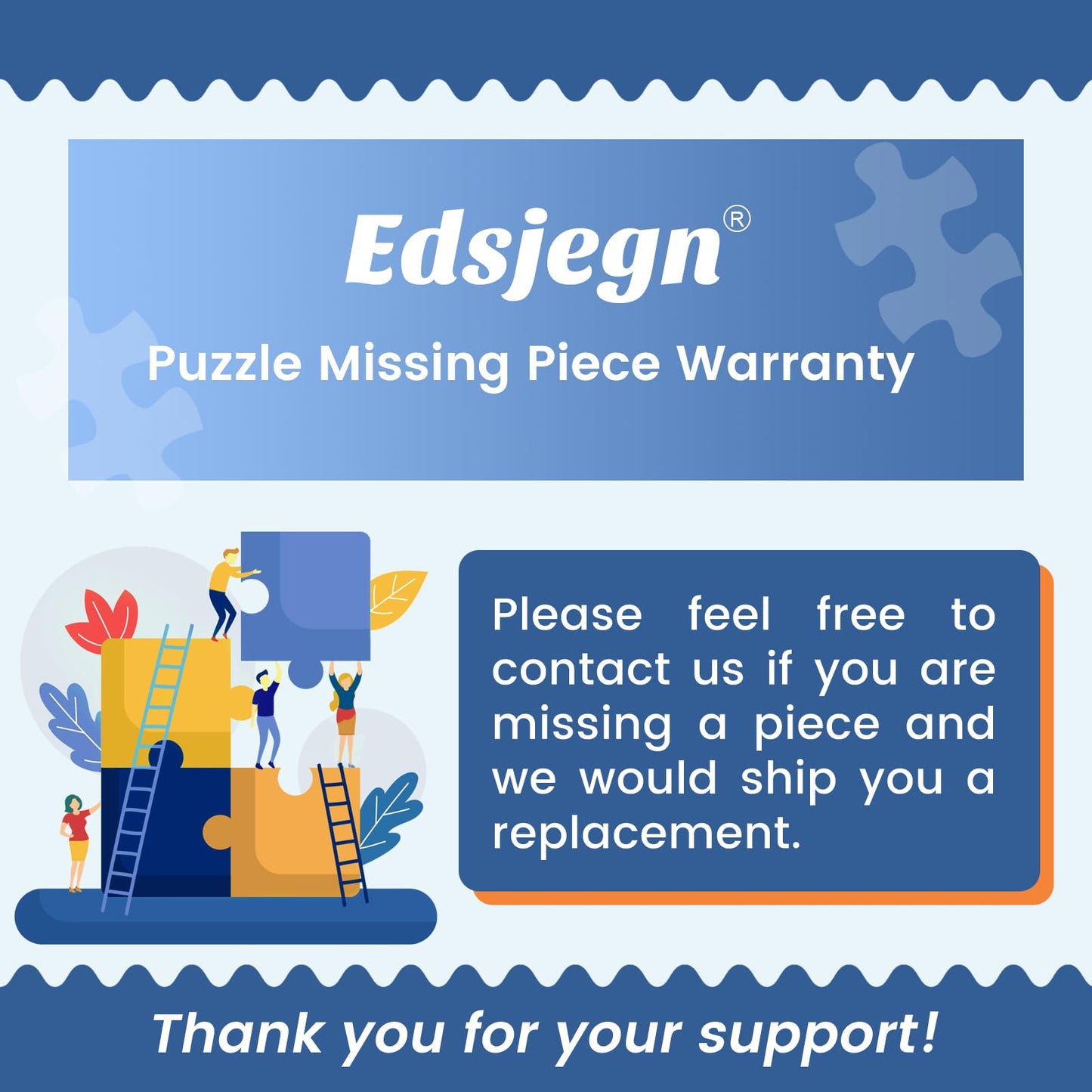 Edsjegn 500-Piece Succulent Puzzle – Recycled Cardboard Jigsaw, 20.5 x 15 in