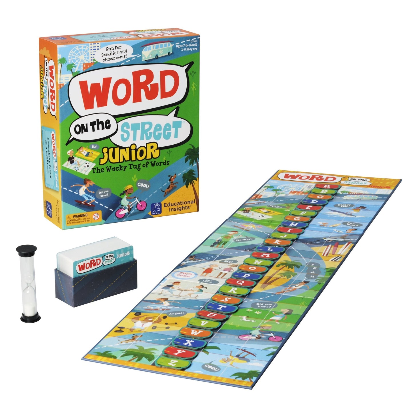Educational Insights Word on the Street Junior – Vocabulary Word Game for Home & Classroom (Ages 7+)