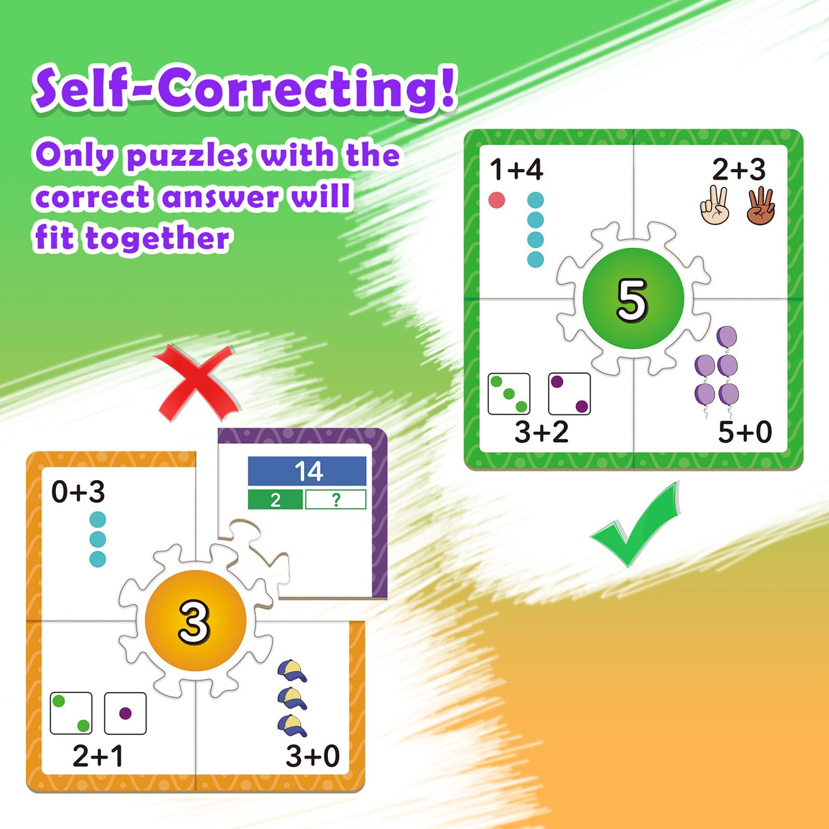 Edulok Math Games for Kids 5-7: Addition & Subtraction Puzzles