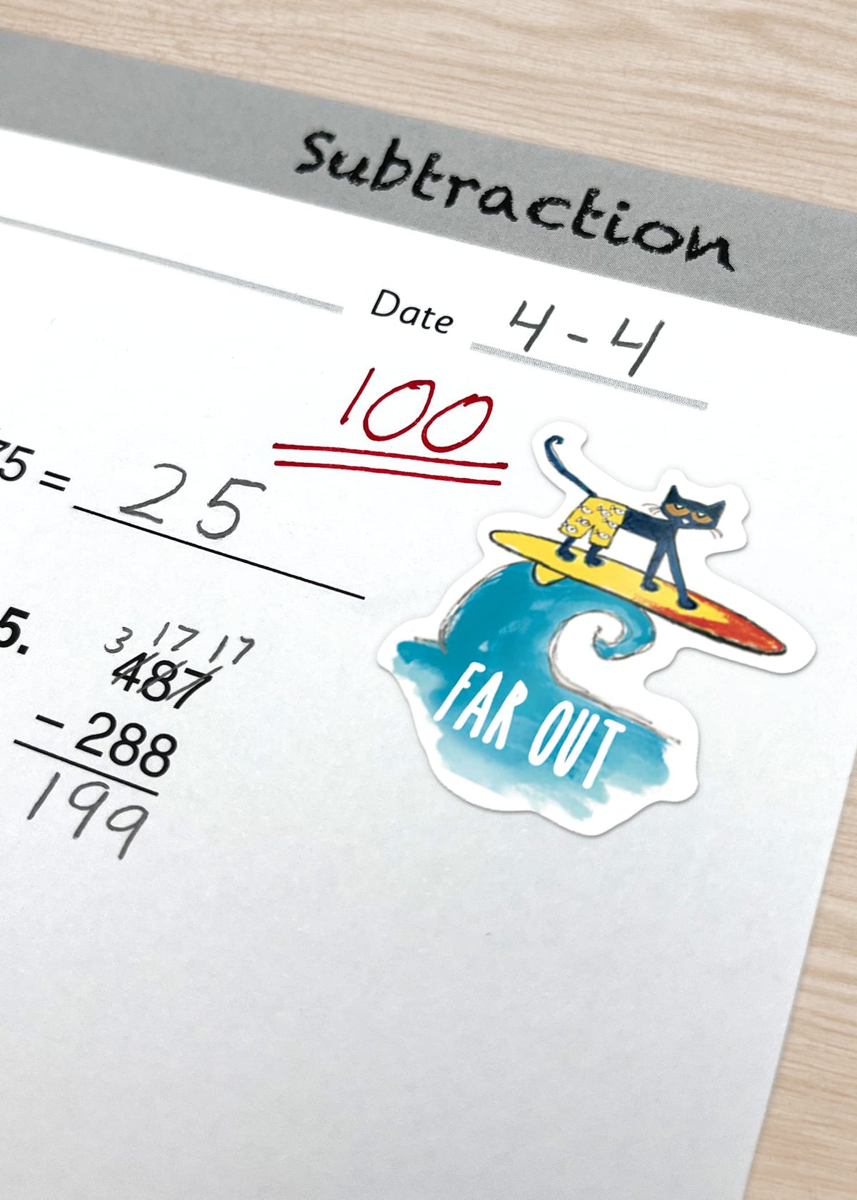 Edupress Pete the Cat Stickers EP63935 – 96-Count, Acid-Free Classroom Rewards & Decor