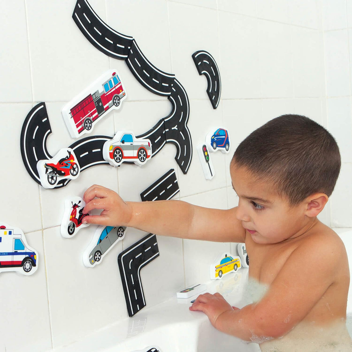 Edushape Magic Creations Bath Play Set – Traffic Fun