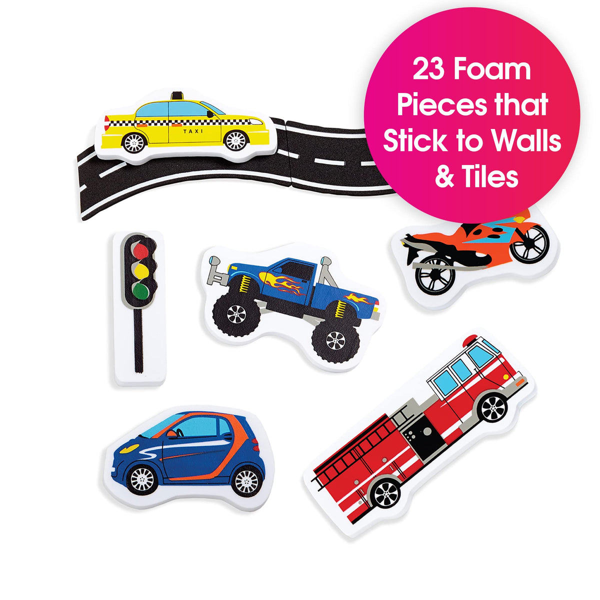 Edushape Magic Creations Bath Play Set – Traffic Fun