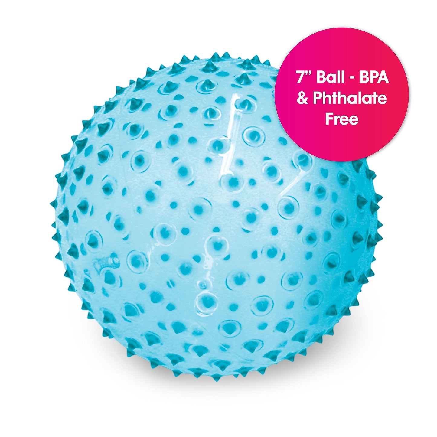 Edushape Sensory Ball for Baby – 7-Inch Transparent Ball to Support Motor Skills (Ages 6+)