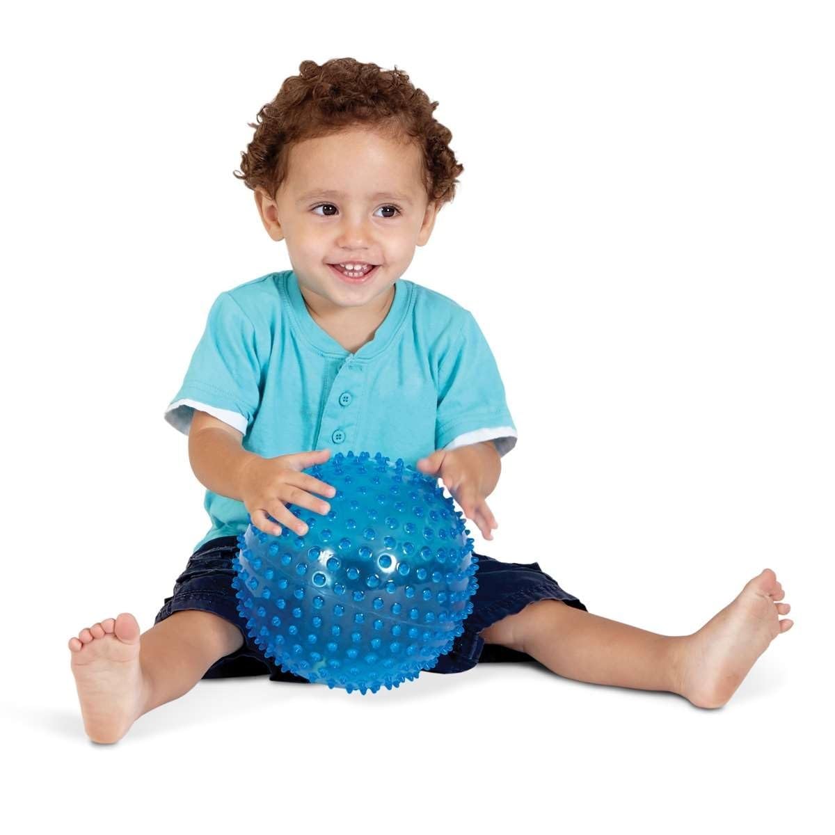 Edushape Sensory Ball for Baby – 7-Inch Transparent Ball to Support Motor Skills (Ages 6+)