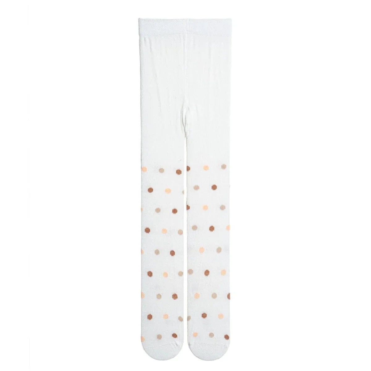 HelloBaby Girls Tights Polka Dot Print - Beige