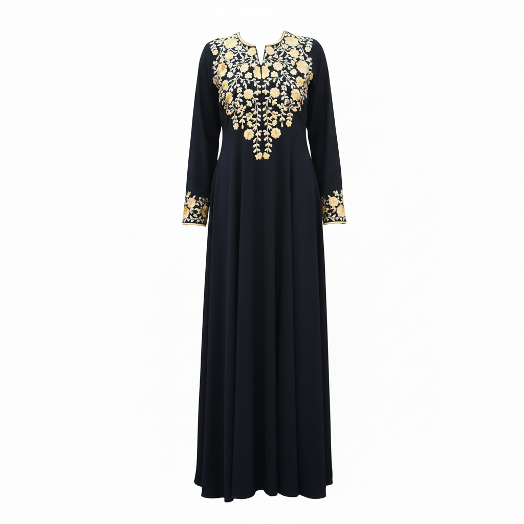 Women's Ethnic Style Long Robe Dress, Modest Clothing, Modest Evening Dress