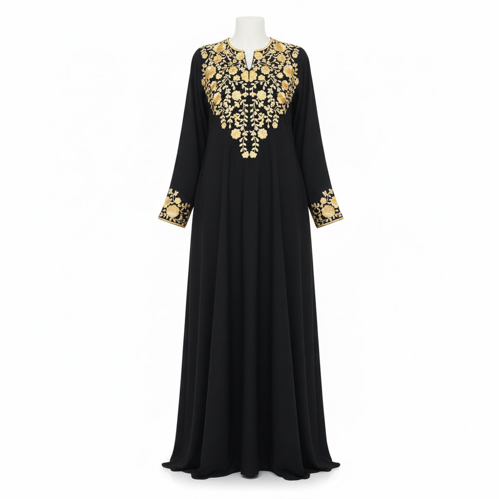 Women's Ethnic Style Long Robe Dress, Modest Clothing, Modest Evening Dress