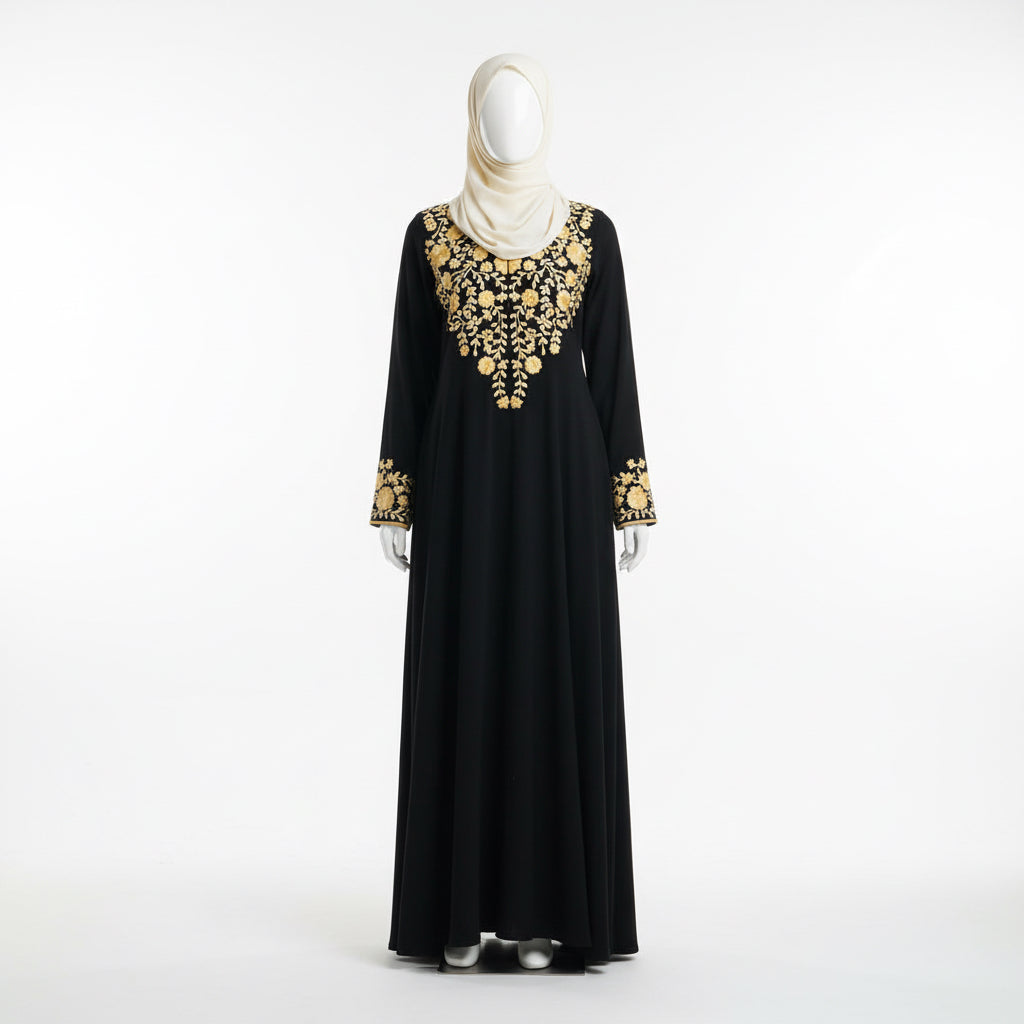 Women's Ethnic Style Long Robe Dress, Modest Clothing, Modest Evening Dress