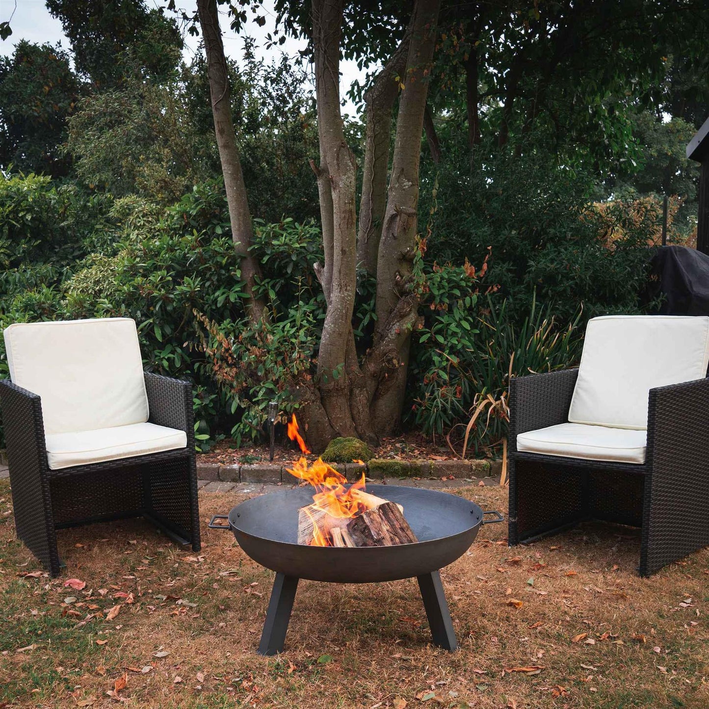 XL Cast Iron Fire Pit 100cm