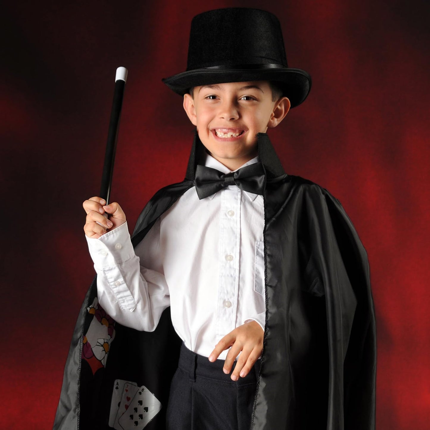 Eerrhhaq 3 Pack Black Felt Top Hats for Kids | Magician & Victorian Costume Hats