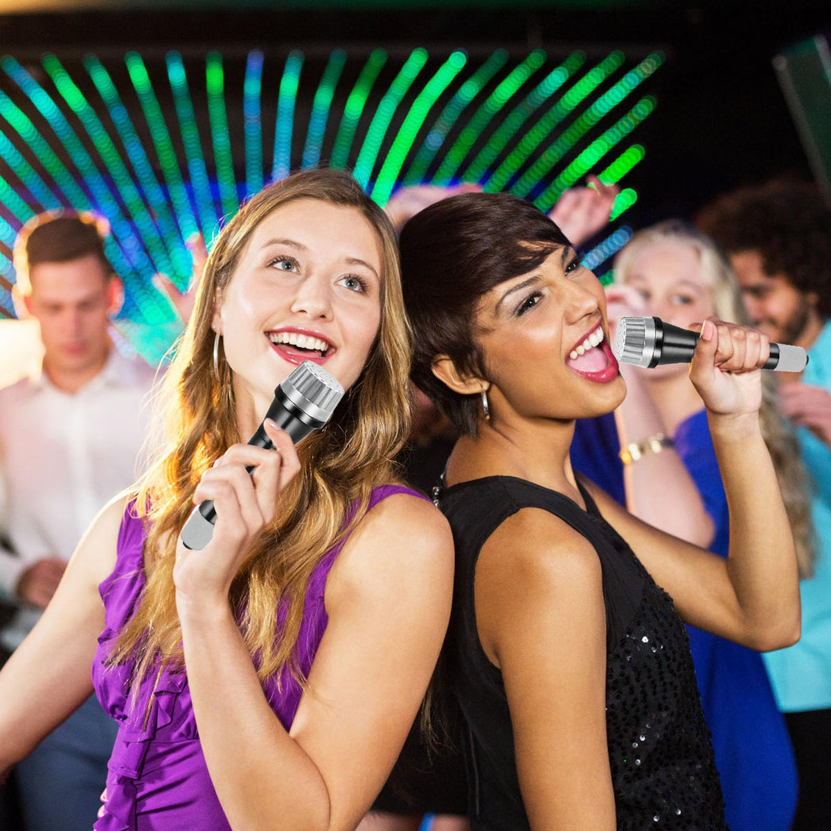 Eerrhhaq 16 Pack Fake Microphones – Durable Plastic Props for Kids’ Karaoke, Parties & Play