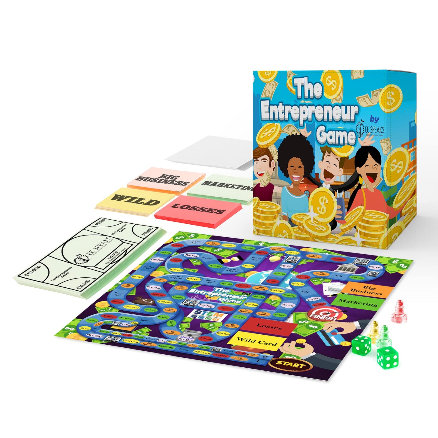 The Entrepreneur Game - STEM-Accredited Board Game for Money Management & Strategy | EESpeaks