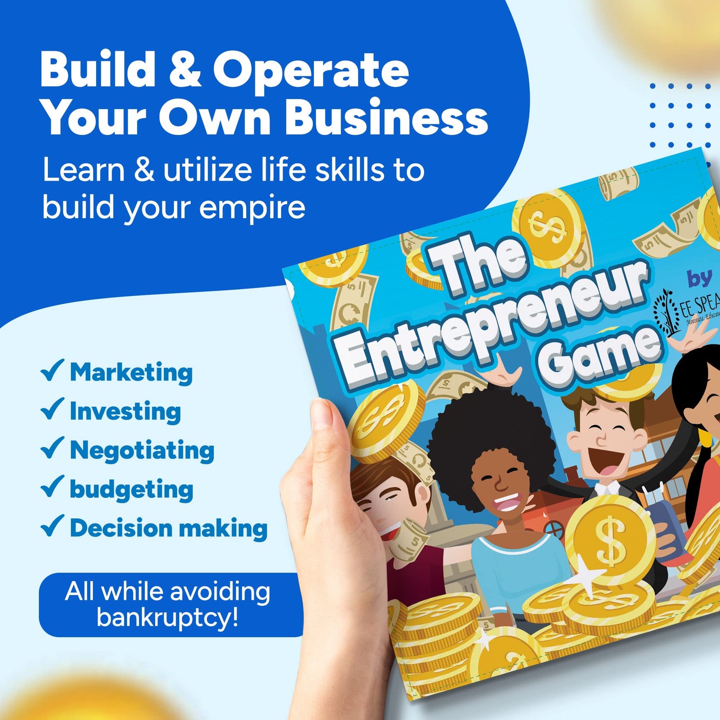 The Entrepreneur Game - STEM-Accredited Board Game for Money Management & Strategy | EESpeaks