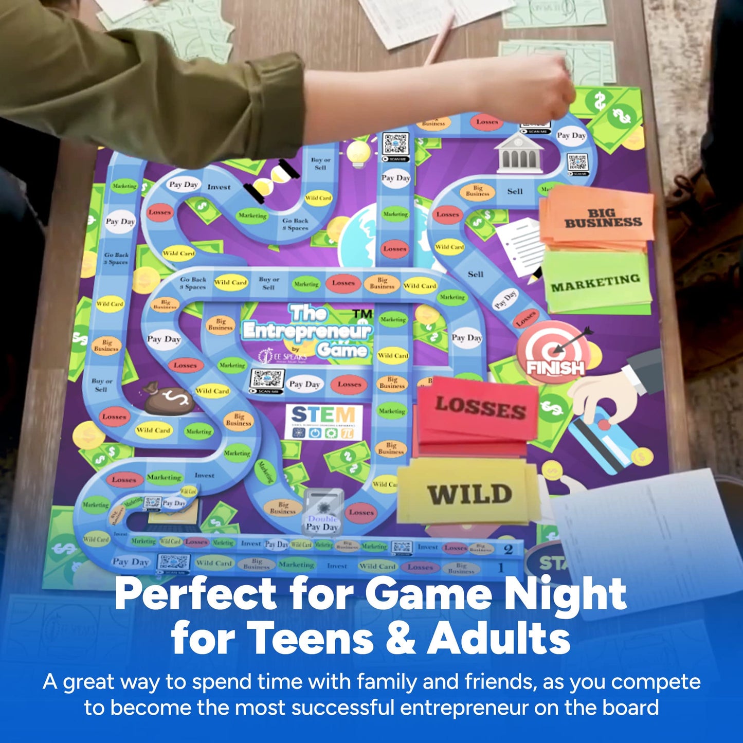 The Entrepreneur Game - STEM-Accredited Board Game for Money Management & Strategy | EESpeaks