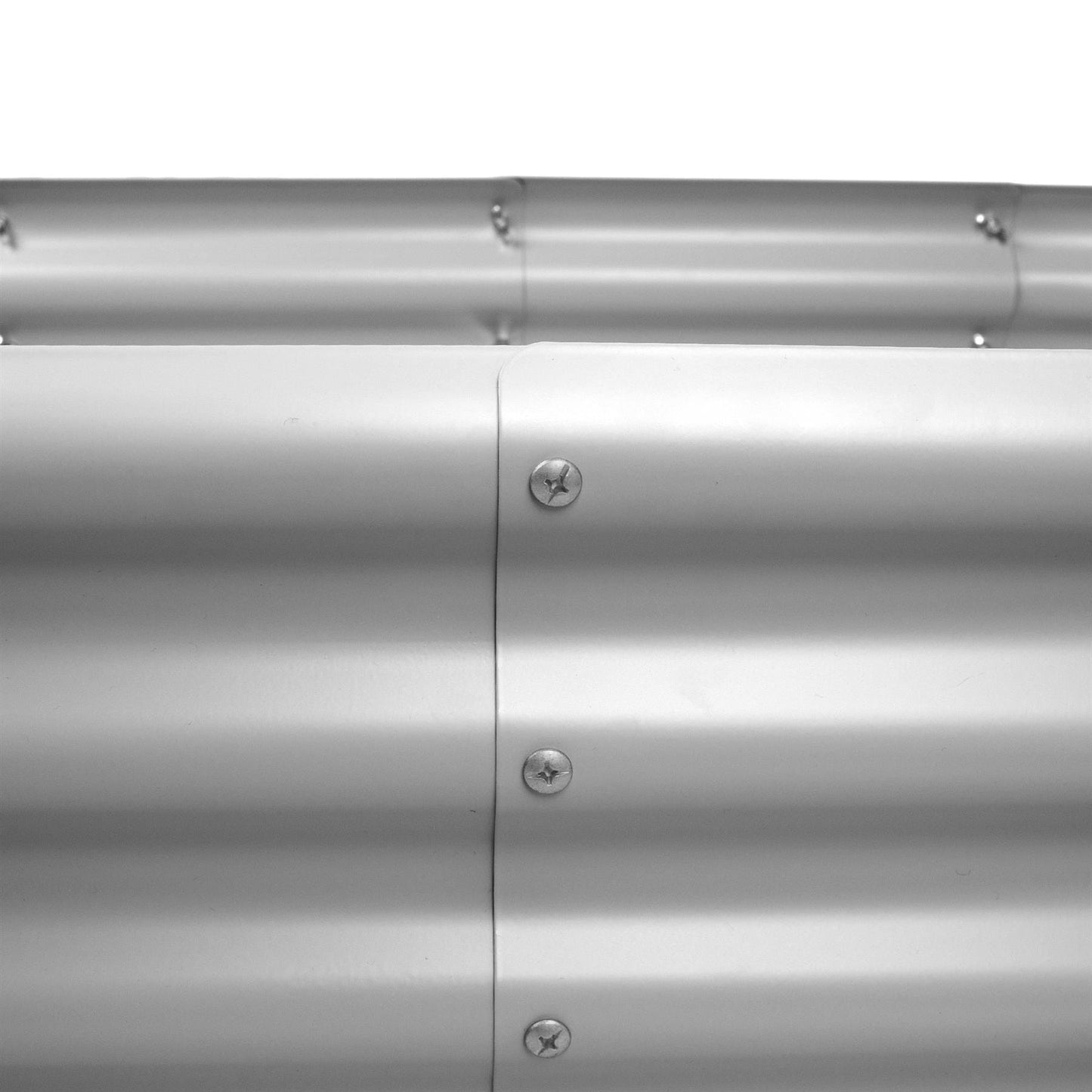 120cm x 60cm Rounded Galvanised Steel Raised Garden Bed