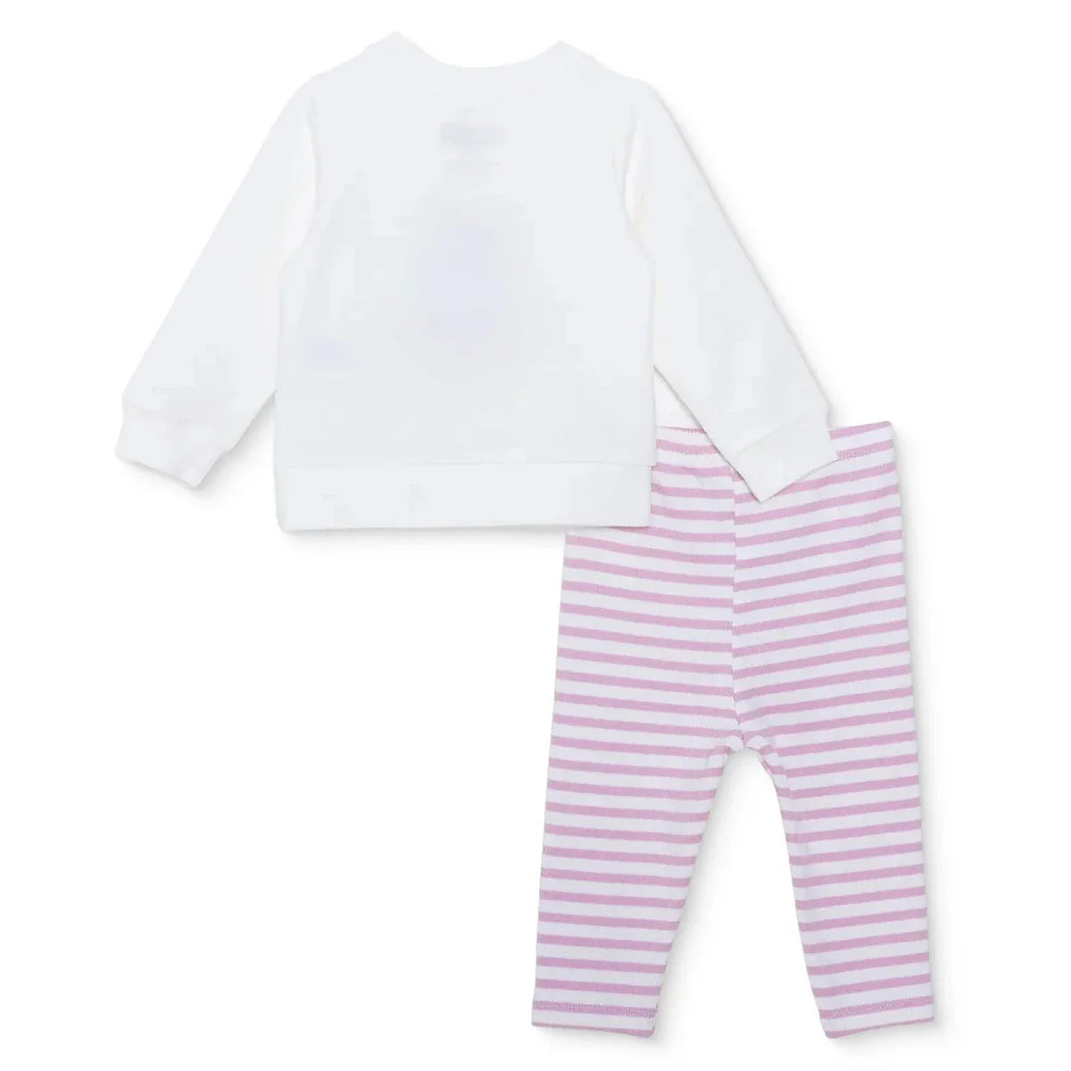 HelloBaby Girls Sweatshirt- Bottom Fruits Crew Neck Long Leg Long Sleeve - Pink