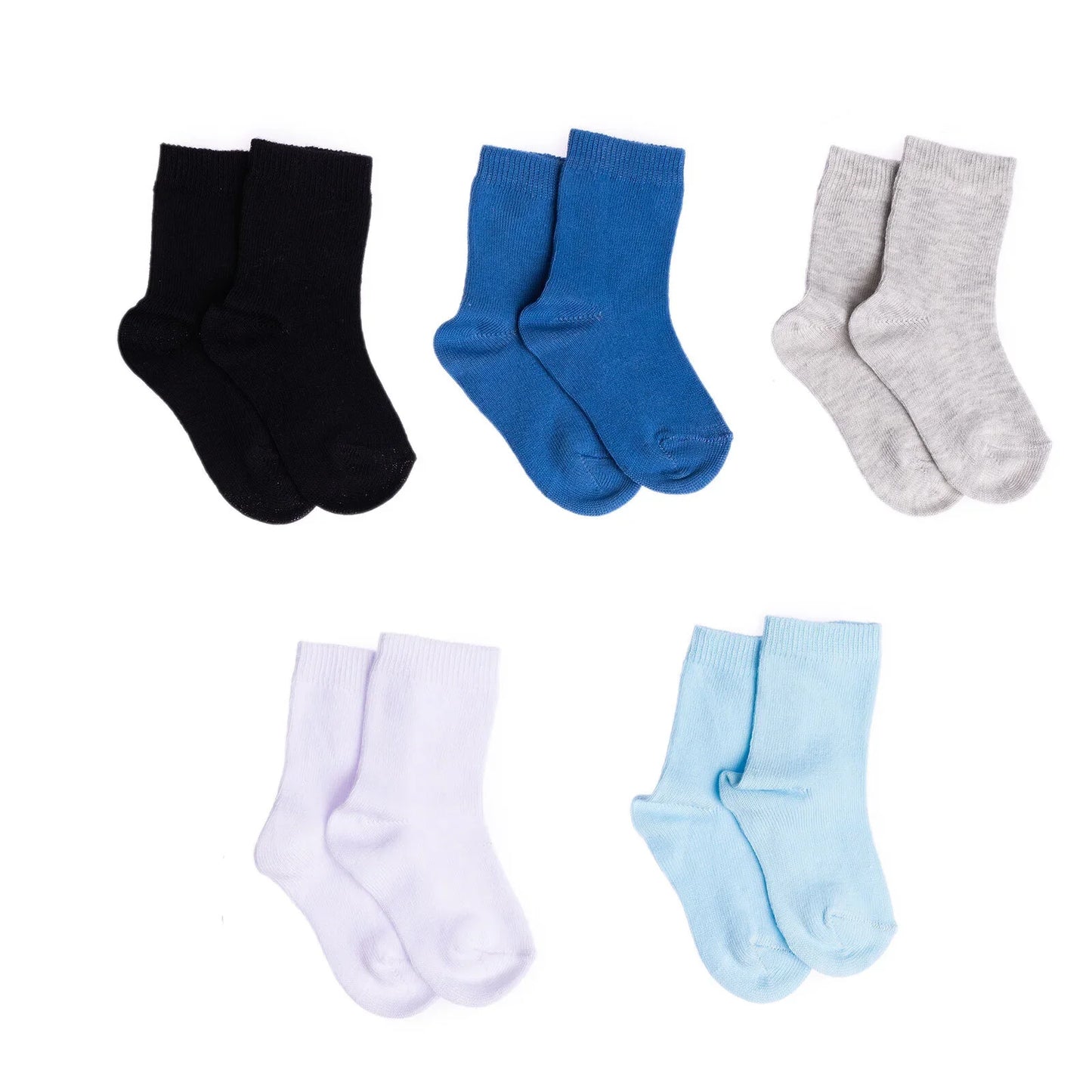 HelloBaby Boys 5-Pack Socks - Blue