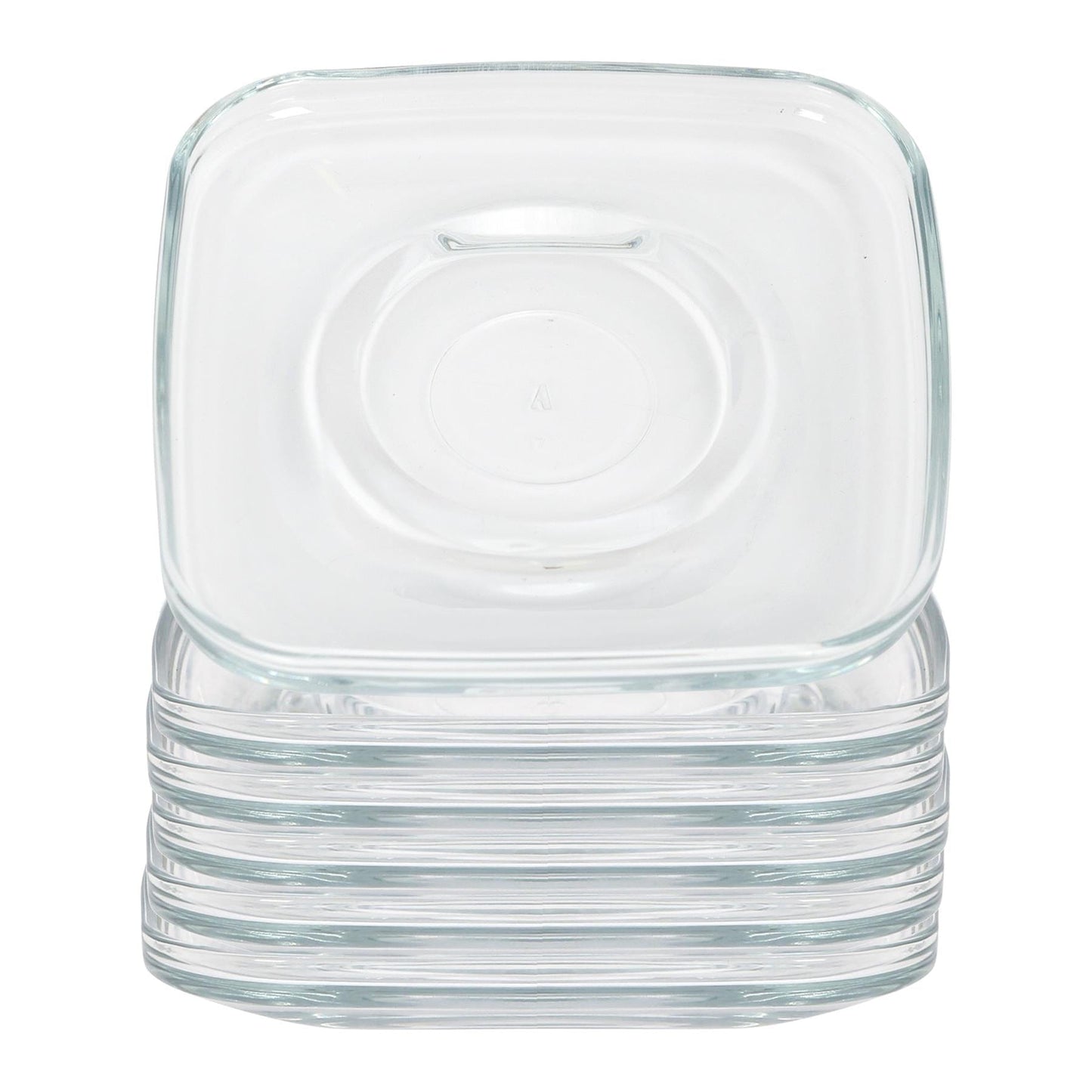 16.5cm Cozy Glass Cappuccino Saucers - Pack of Six