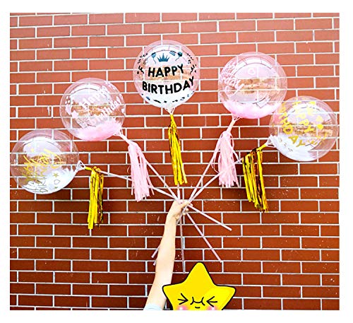 EFAY 20-Pack Balloon Sticks – 27-Inch Long Stands with Cups for Centerpieces