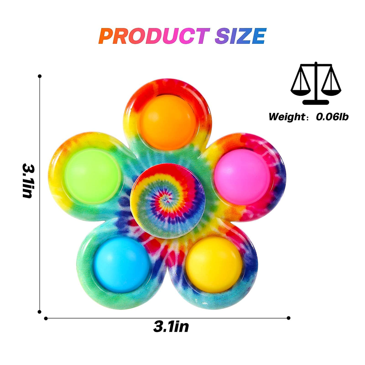 Effacera 12-Pack Fidget Spinners for Kids & Adults | Stress Relief, ADHD, Classroom Prizes