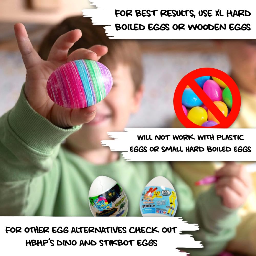 Eggmazing Egg Decorator Kit: Spinner & 8 Non-Toxic Markers for Mess-Free Egg Decorating
