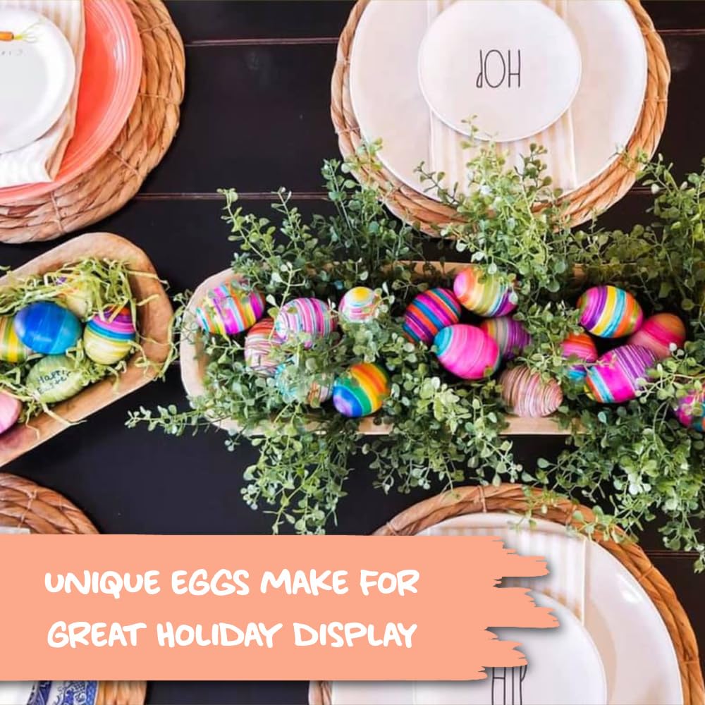 Eggmazing Egg Decorator Kit: Spinner & 8 Non-Toxic Markers for Mess-Free Egg Decorating
