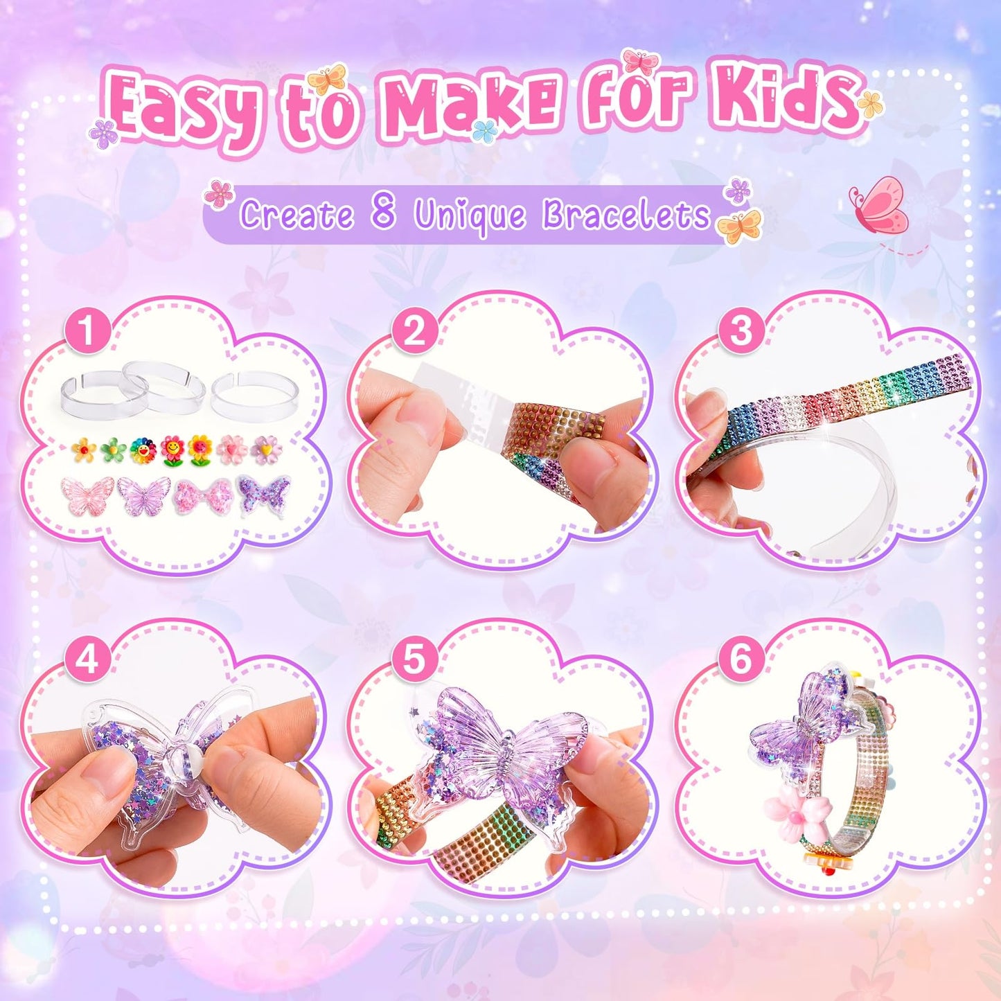 Eichhoo Friendship Bracelet Making Kit for Girls | Arts & Crafts for Kids Aged 5-12