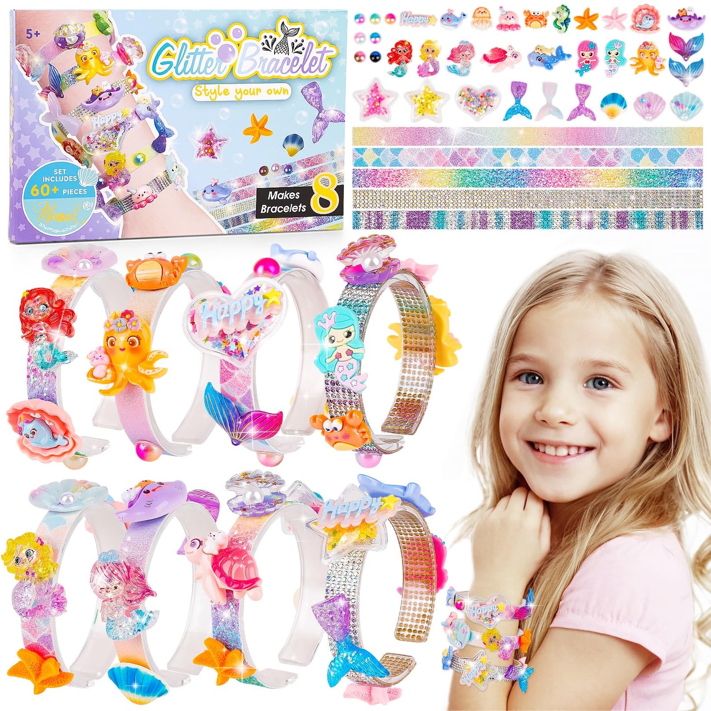 Eichhoo Friendship Bracelet Making Kit for Girls – Creative Jewelry Craft (Ages 5–12)