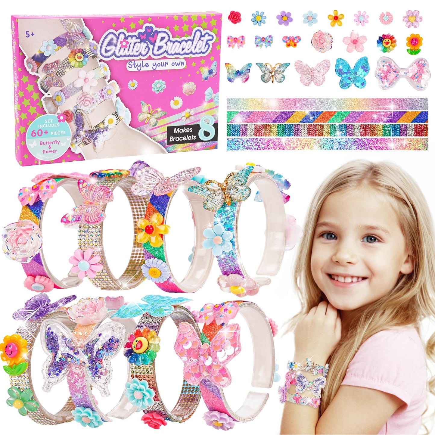 Eichhoo Friendship Bracelet Making Kit for Girls | Arts & Crafts for Kids Aged 5-12