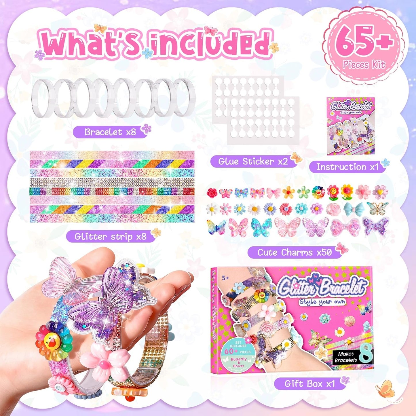 Eichhoo Friendship Bracelet Making Kit for Girls | Arts & Crafts for Kids Aged 5-12