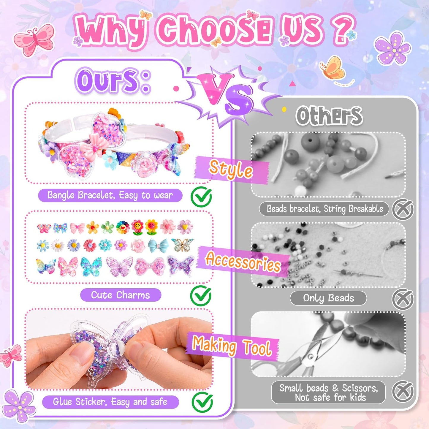 Eichhoo Friendship Bracelet Making Kit for Girls | Arts & Crafts for Kids Aged 5-12