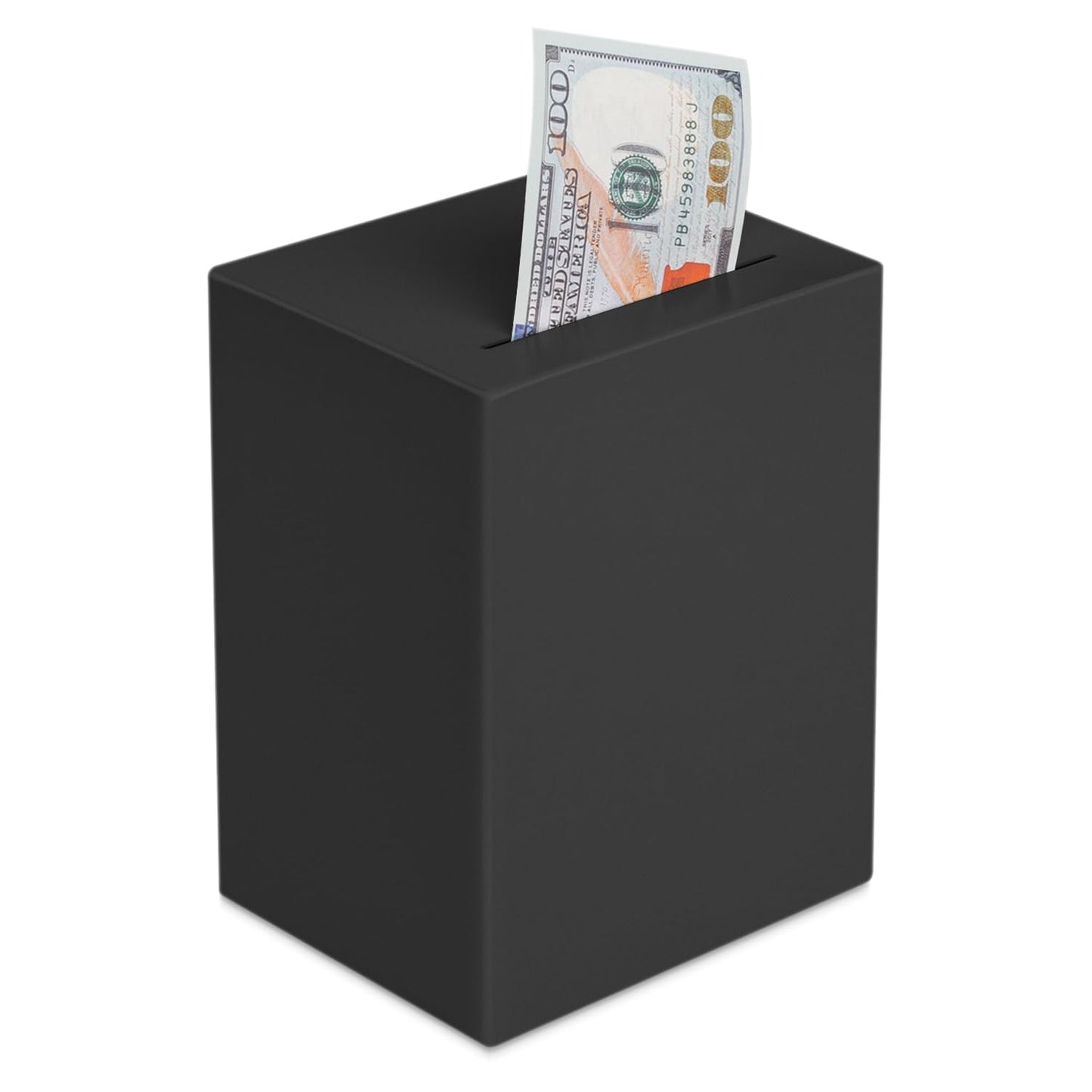 EIENHOSHI Unbreakable Piggy Bank for Adults — Black, Must Break to Open