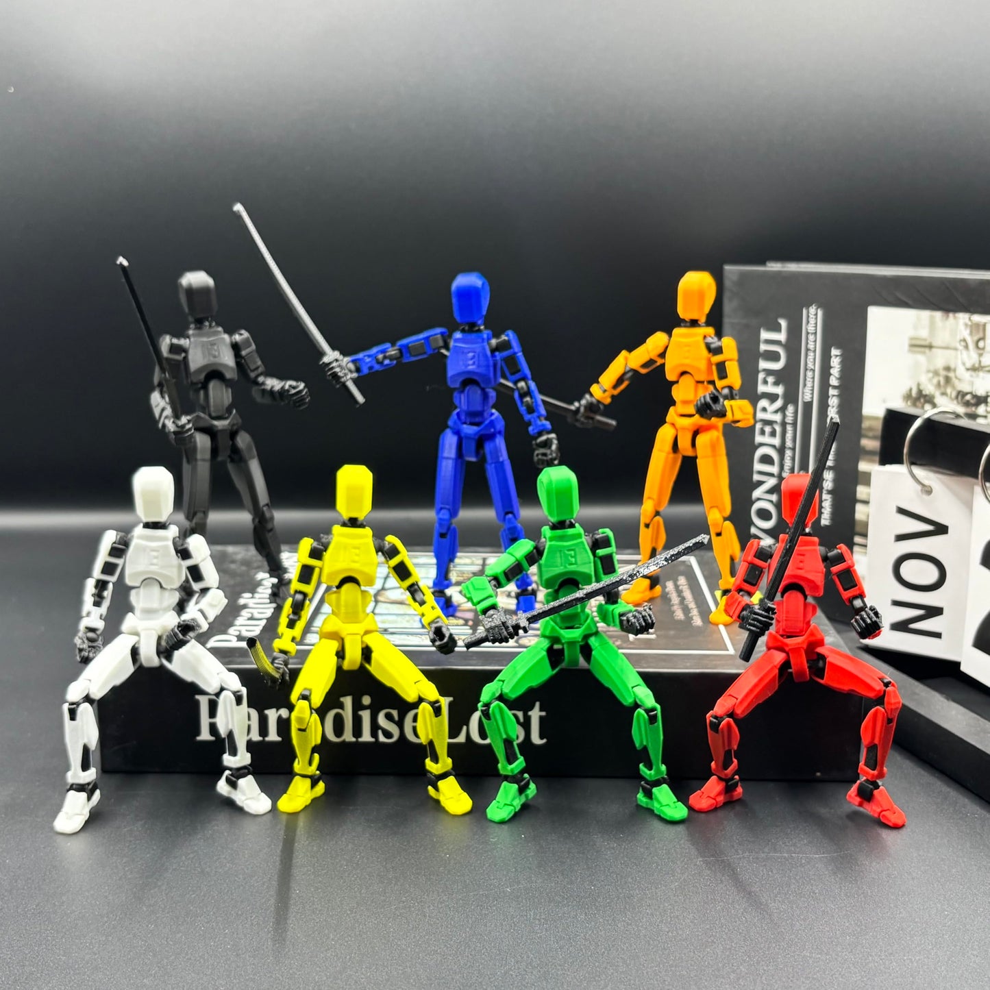 EIMONEY Lucky 13 T-13 Action Figure – Fully Assembled 14 cm, Multi-Joint 3D Printed Figure (9 Colors)