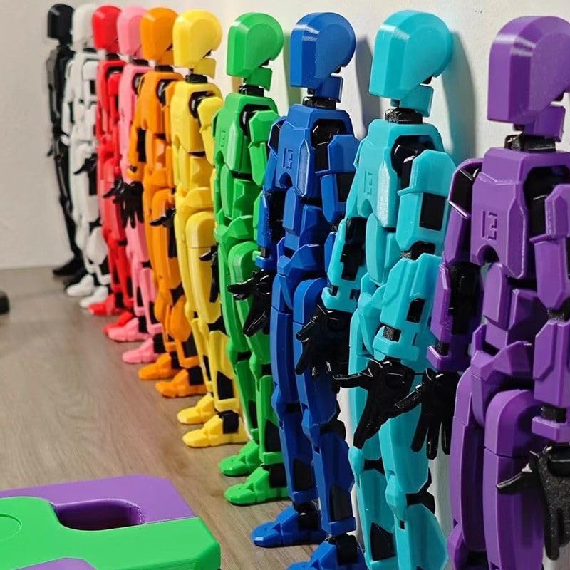 EIMONEY Lucky 13 T-13 Action Figure – Fully Assembled 14 cm, Multi-Joint 3D Printed Figure (9 Colors)