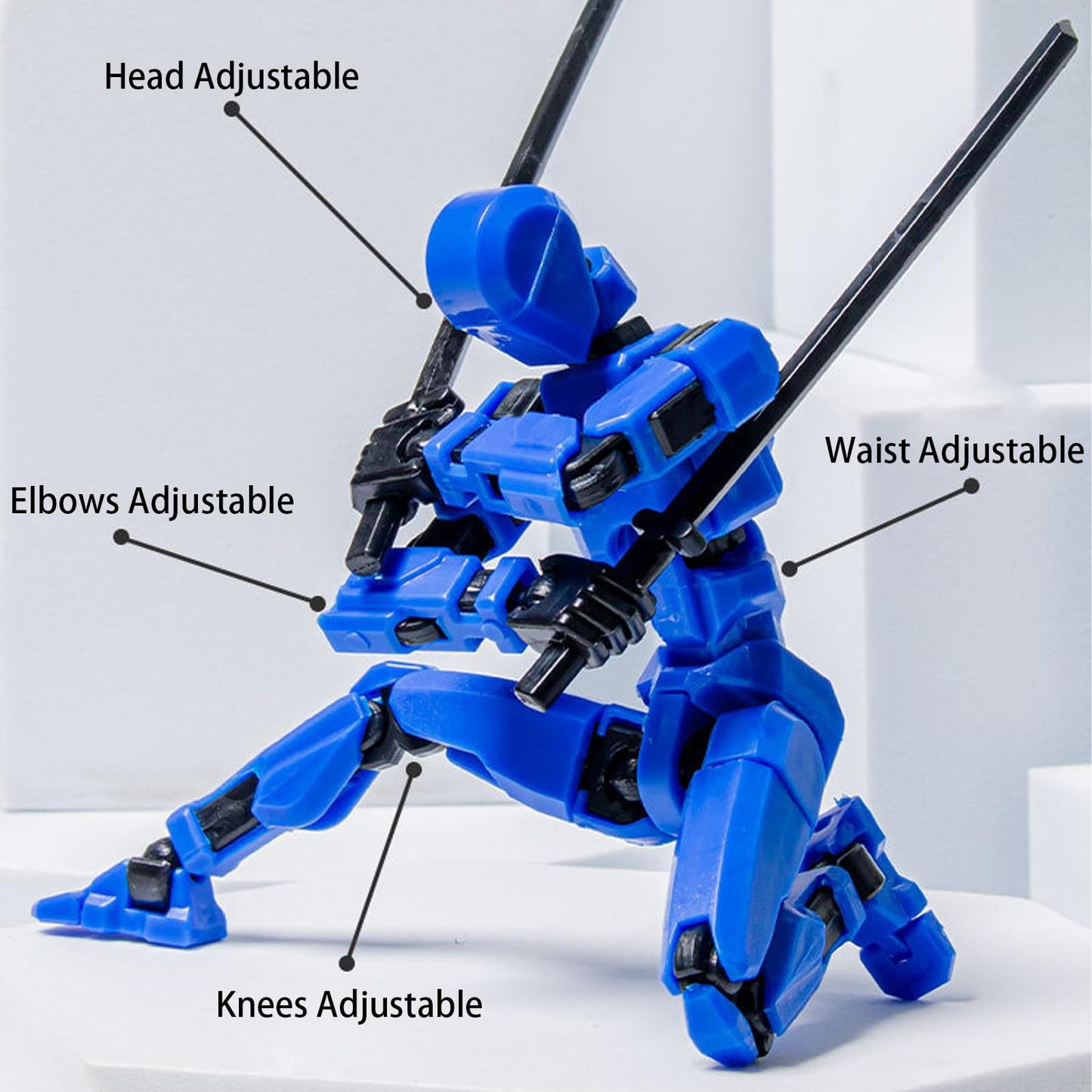 EIMONEY Lucky 13 T-13 Action Figure – Fully Assembled 14 cm, Multi-Joint 3D Printed Figure (9 Colors)