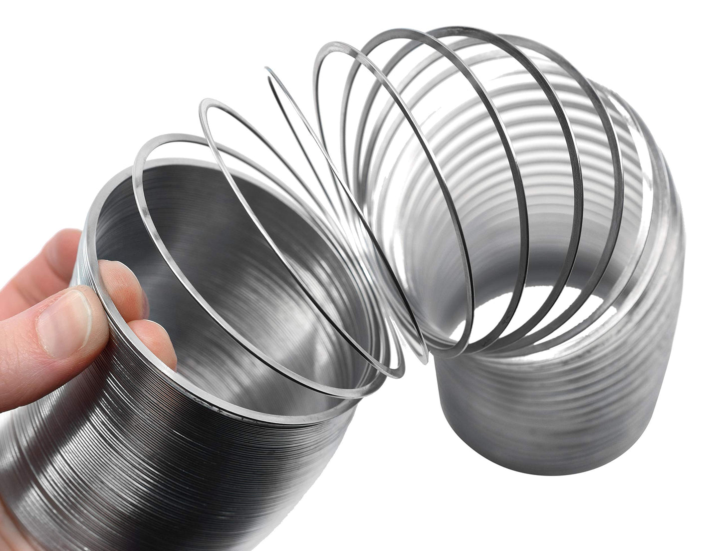 EISCO Wave Form Helix Spring – 4in Closed, 3in Diameter | Extra Long Scientist’s Version of the Classic Toy