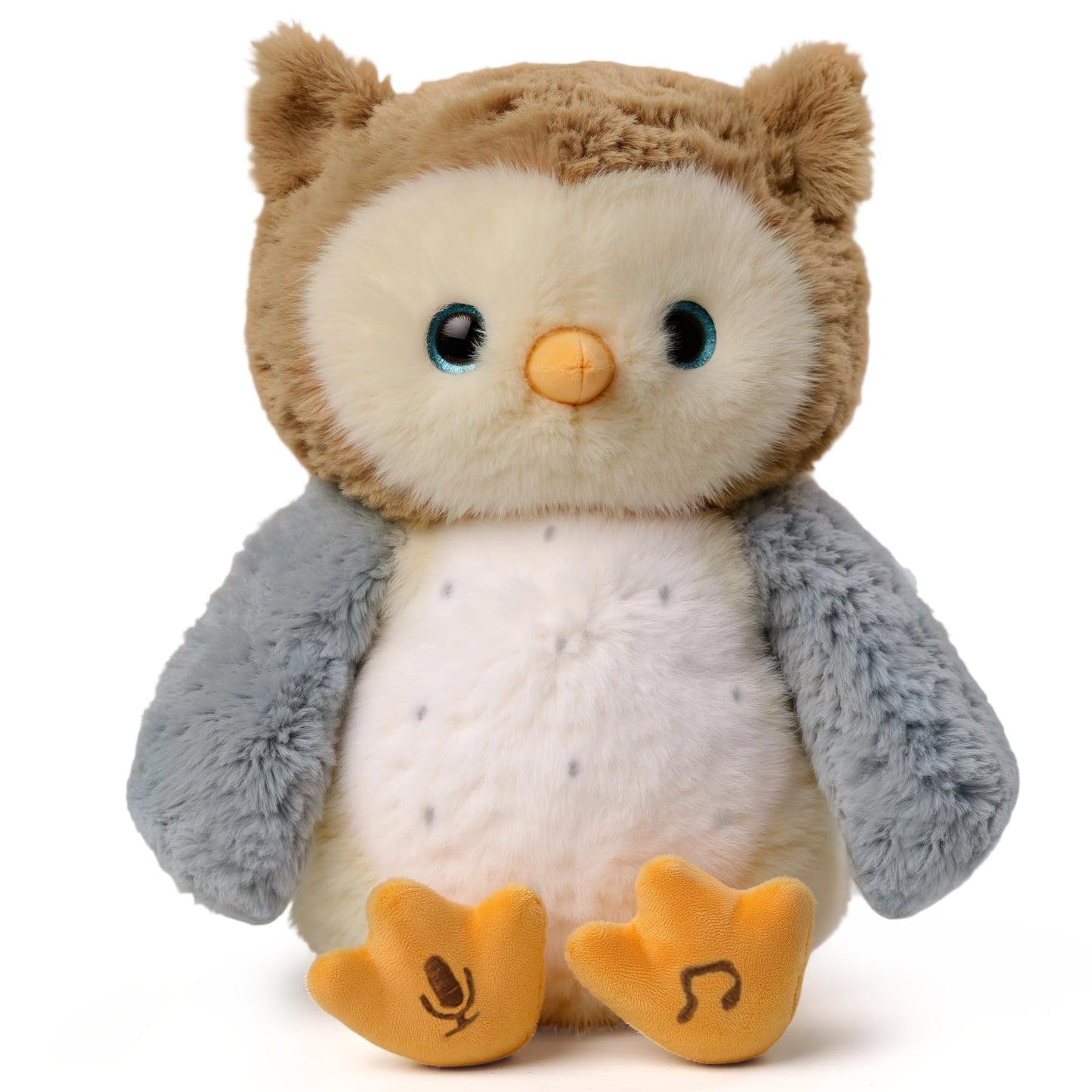 eJog Pup Owl Plush Toy – Interactive Sounds & Recording