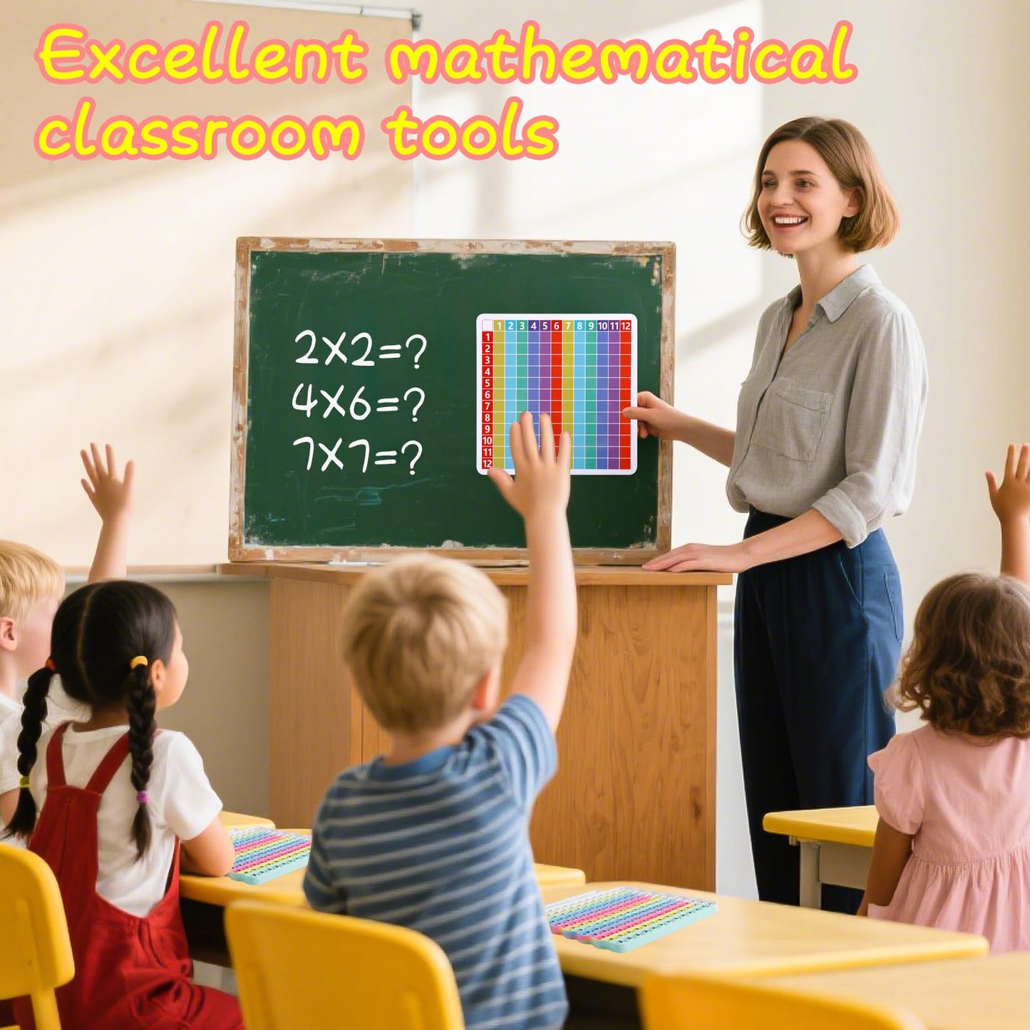 EK-Memory-fish e4 Pop Multiplication Table Game | Rainbow 12x12 Learning Toy