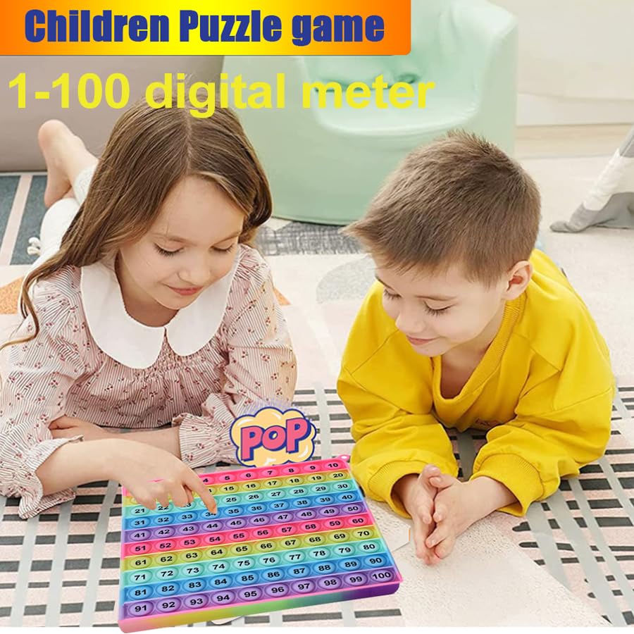 EK-Memory-fish P0PP Bubble Push: Number Game for 1-100 Math Practice & Fidget Fun