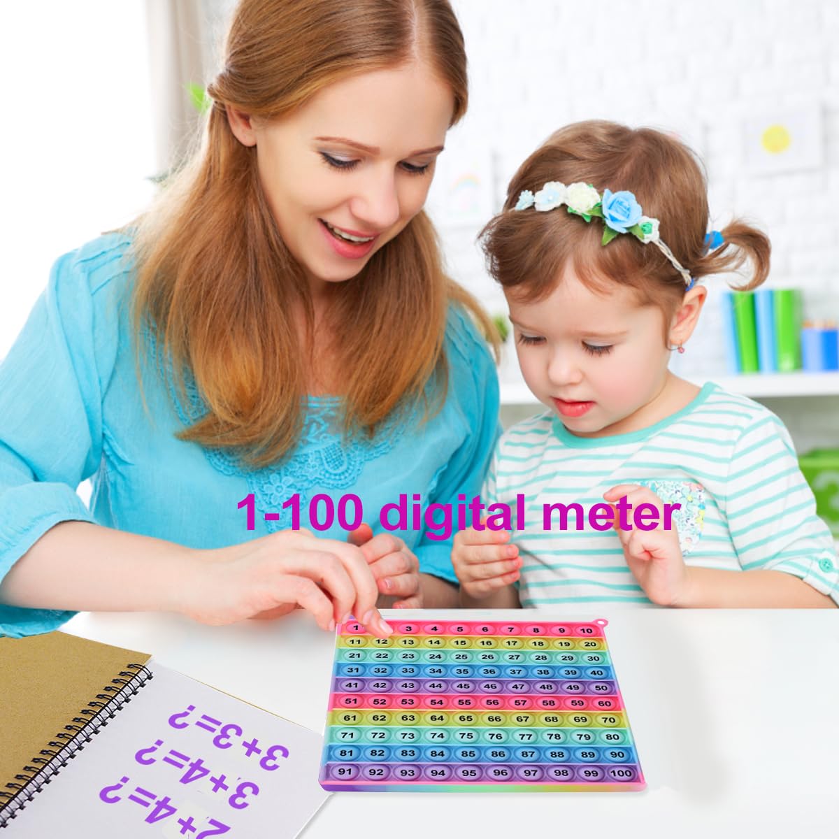 EK-Memory-fish P0PP Bubble Push: Number Game for 1-100 Math Practice & Fidget Fun