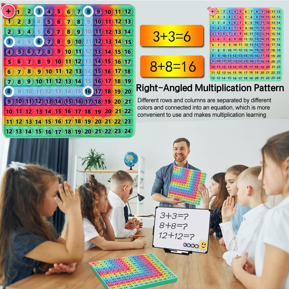 EK-Memory-fish Multiplication & Addition Game Table – 3rd Grade Fidget Math Toy
